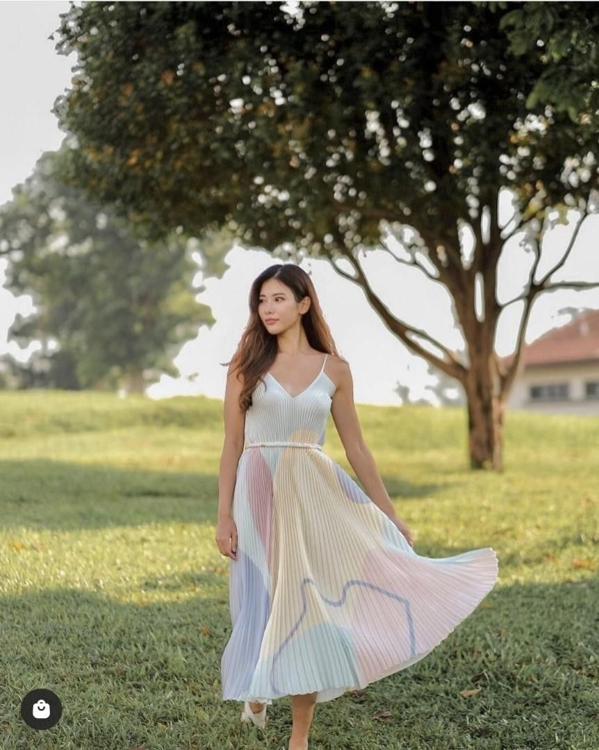 strapless open back dress St. Agni Halter Plunge Dress main image 1