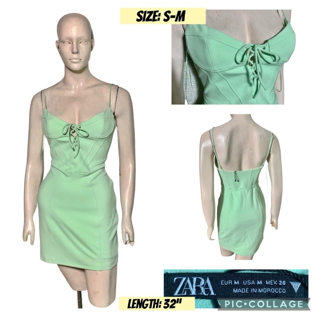 aritzia sage gree satin dress Sarah Green Corset Formal Maxi Dress - US 12 main image 1