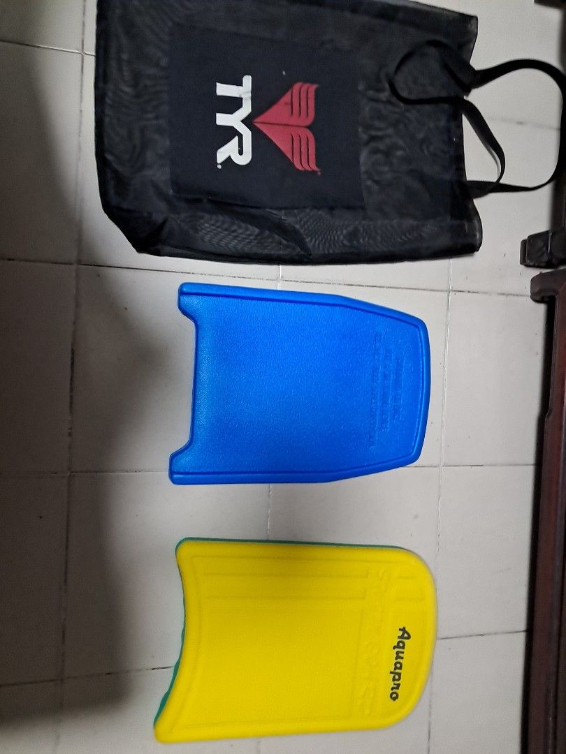 Swimming float (Category: Water Sports) located in Singapore. Submitted by johnny562 (Listing ID 1320711890, Image 1). Description: great for beginners who are learning to swim barely used as learnt swimming quite fast selling 3 for 20 the bag is extremely useful lightweight and big.