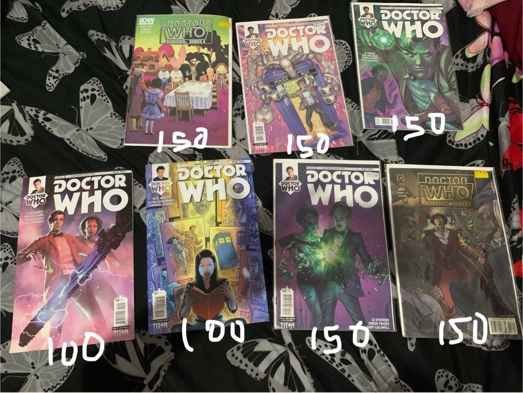 (TAKE ALL FOR 850) Doctor Who comics (Category: Comics & Manga) located in Manila. Submitted by geoluvs (Listing ID 1320704906, Image 1). Description: Help me declutter!!!! Take all for 800!!! Mop-gcash Message me for more info! Mod- grab lalamove, dm me your delivery preferences.