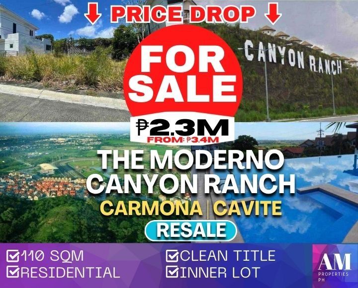 The Moderno- Canyon Ranch Carmona, Cavite Residential, Inner lot for ...