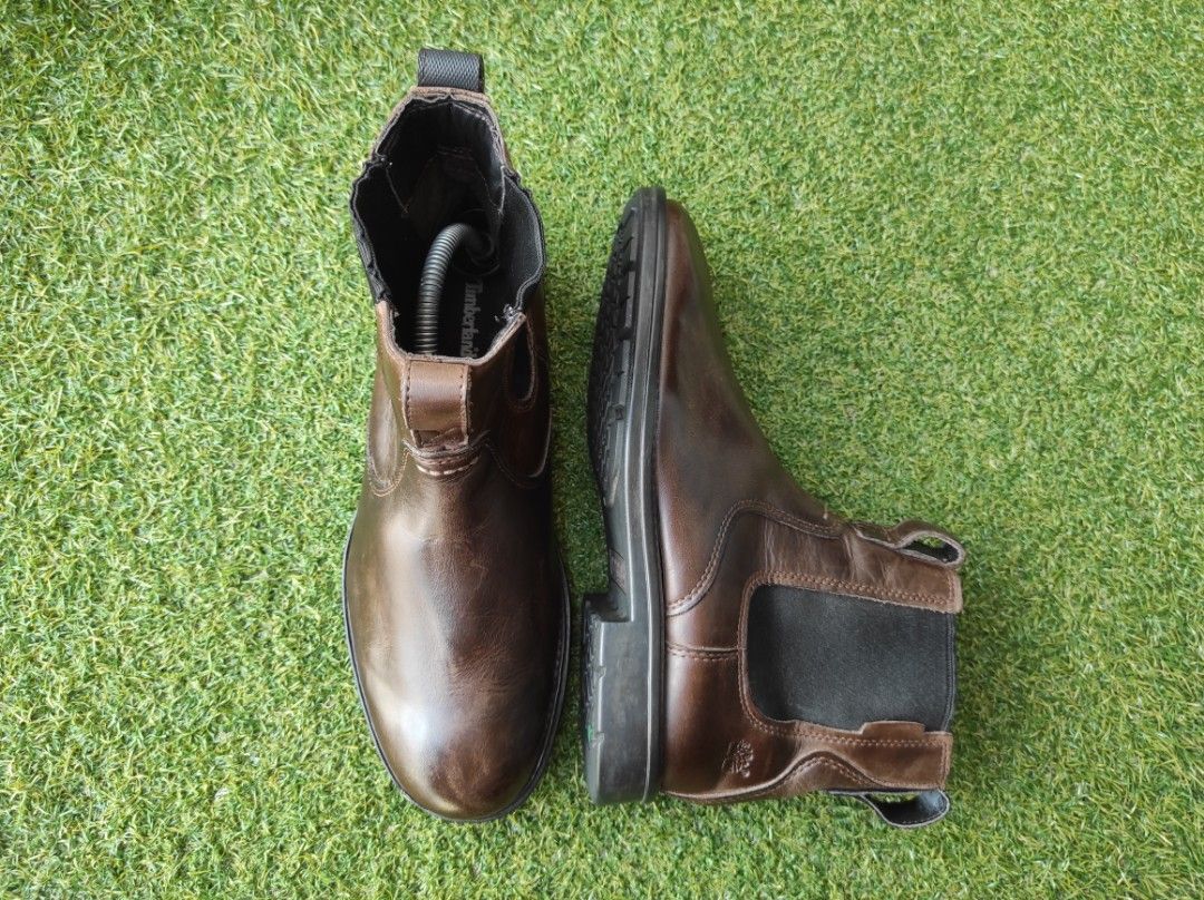 Timberland Carter Notch Slip On Chelsea Boots 7.5uk Men s Fashion Footwear Boots on Carousell