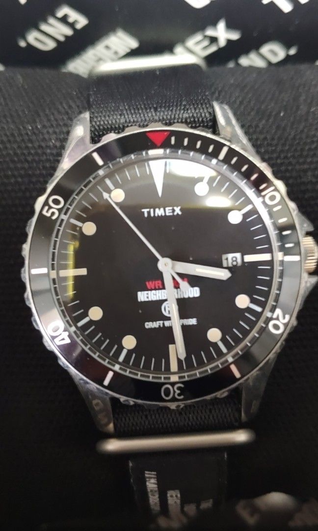 TIMEX x END. X Neighborhood 聯成特別版電子表手錶watch, 男裝 TIMEX x END. X Neighborhood 聯成特別版電子表手錶watch, 男裝