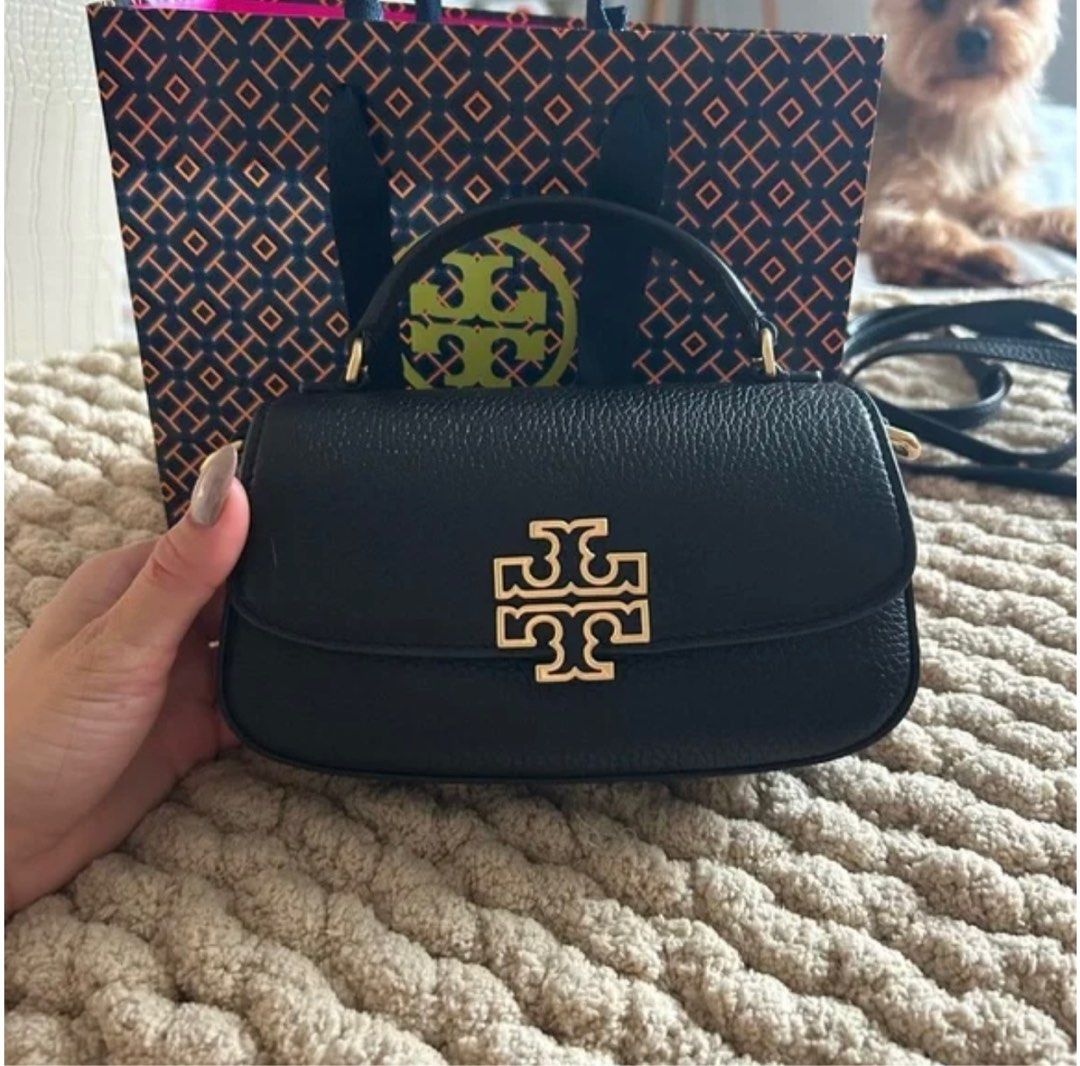 Tory Burch Mini Britten Crossbody Bag Women s Fashion Bags Wallets Cross body Bags on Carousell