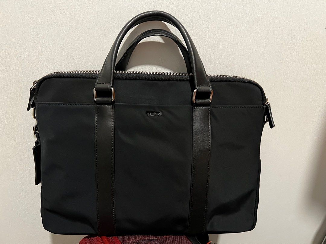 Triple compartment brief tumi cheap