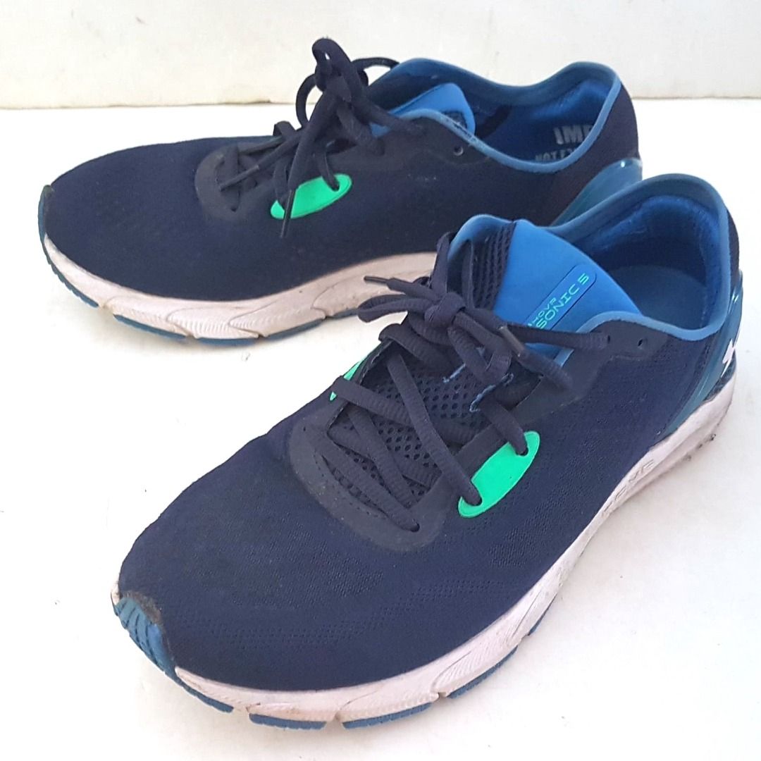 UNDER ARMOUR Designer Sneakers Under Armour HOVR SONIC 5 Model with Bluetooth Running Shoes Designer UA Shoes Original Gym Workout Active Lifestyle Pop Culture Hip Hop Rock Star Cult Street Fashion Me...
