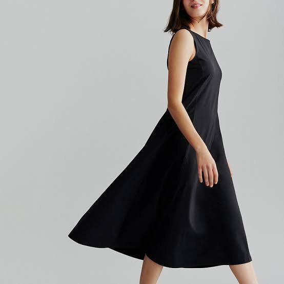 uniqlo airism midi dress Women's AIRism Cotton Camisole Bra Dress