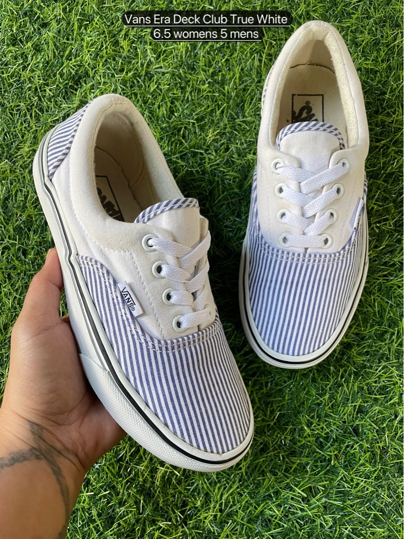 Vans Era Deck Club True White Women s Fashion Footwear Sneakers on Carousell