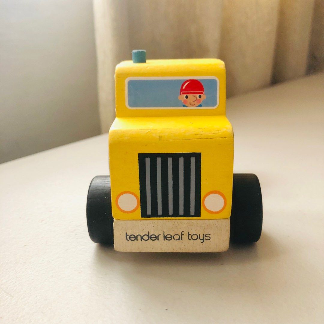 Wooden Truck - Bobtail (Category: Vehicle & Diecast Models) located in Imus. Submitted by dyelinn (Listing ID 1320760670, Image 2). Description: Wooden Bobtail Truck Brand: Tender Leaf Toys Flaws: Markings; sticker peeling.
