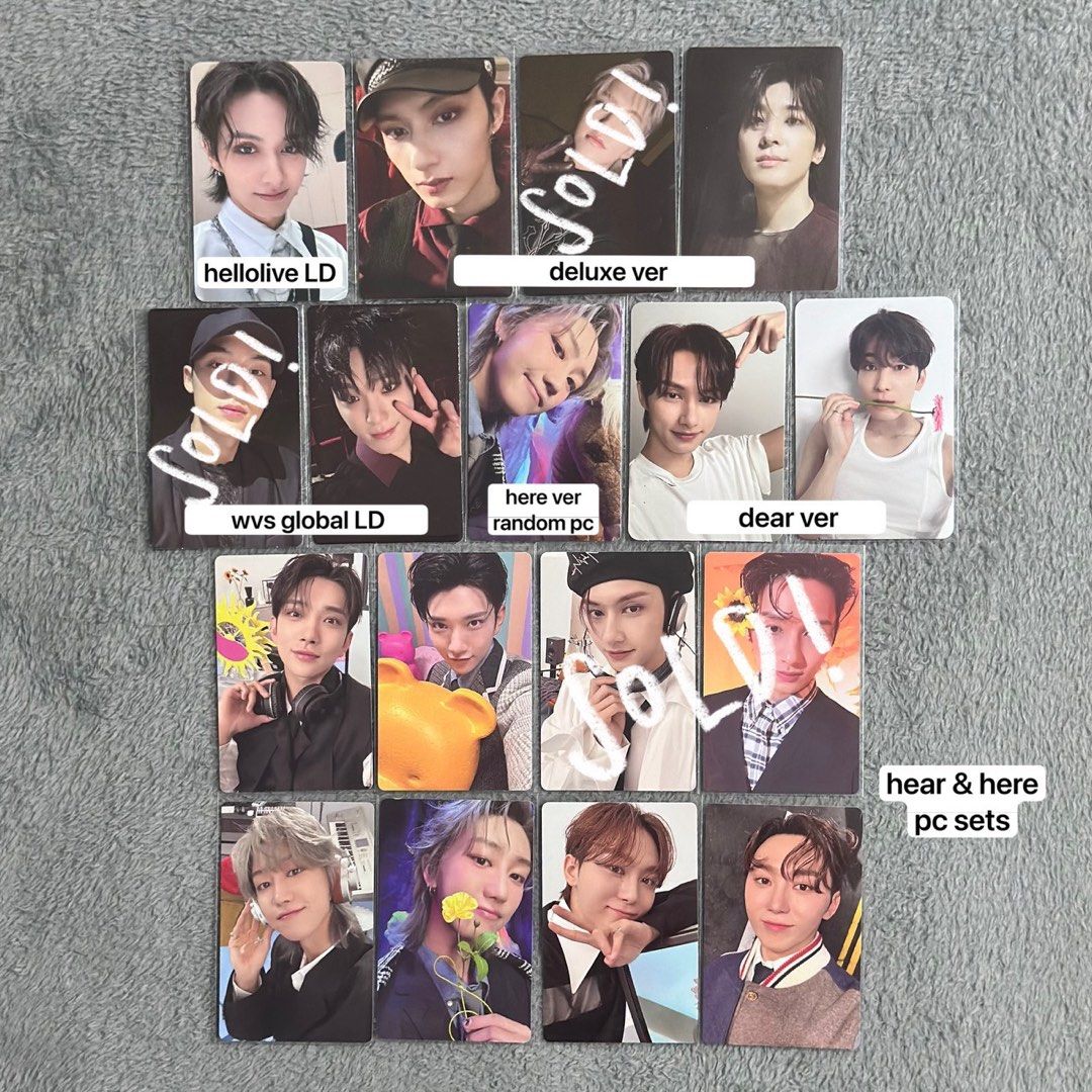 Svt Dino Svt Right Here Photocard Dear Ver. WTS SEVENTEEN 17