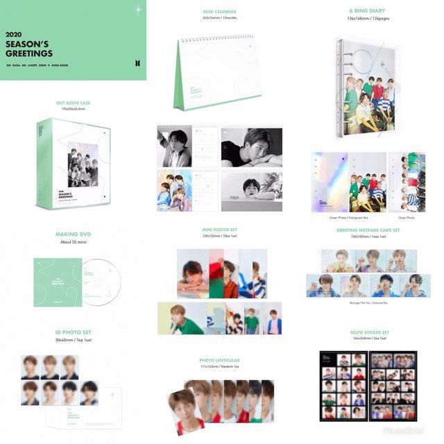[WTS]BTS Season Greeting 2020 Full set