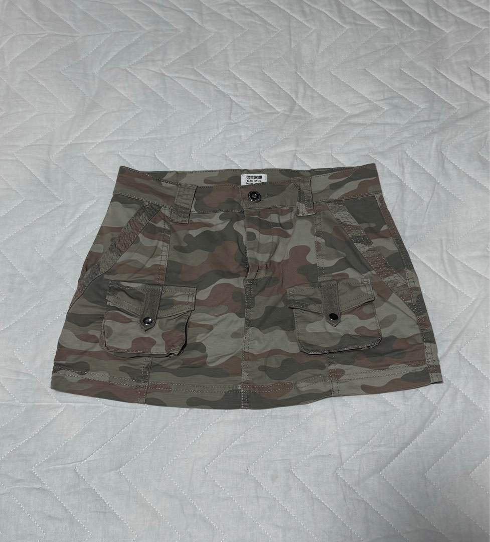 Camo skirt cotton on sales