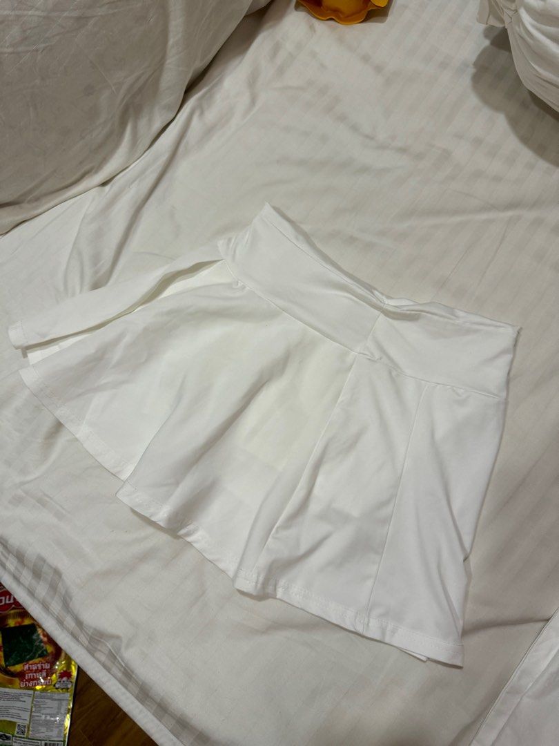 Yesstyle High Waist Pencil Skirt White Blouse Sequin Yesstyle A