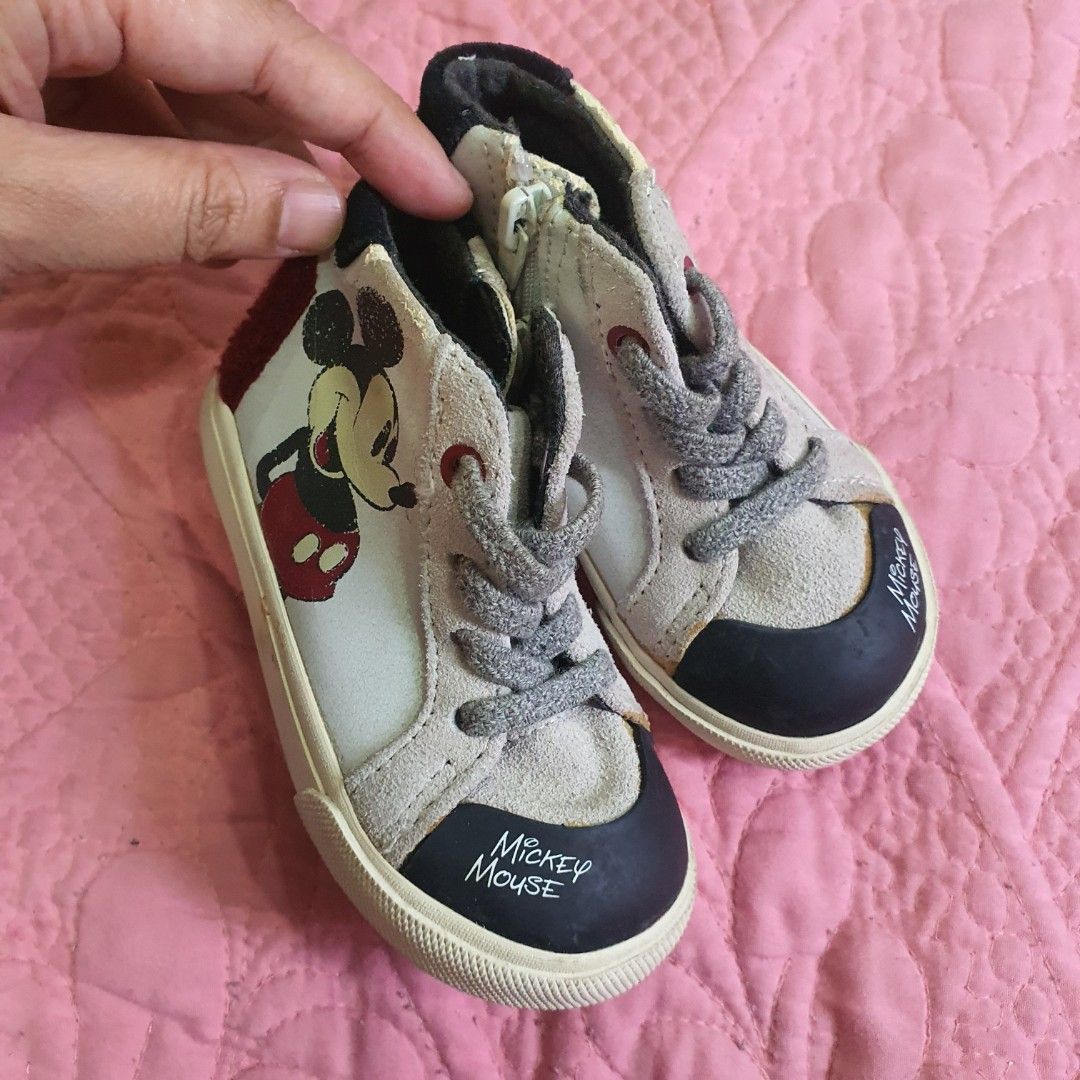 Zara baby shoes disney size 20, Babies & Kids, Babies & Kids Fashion on