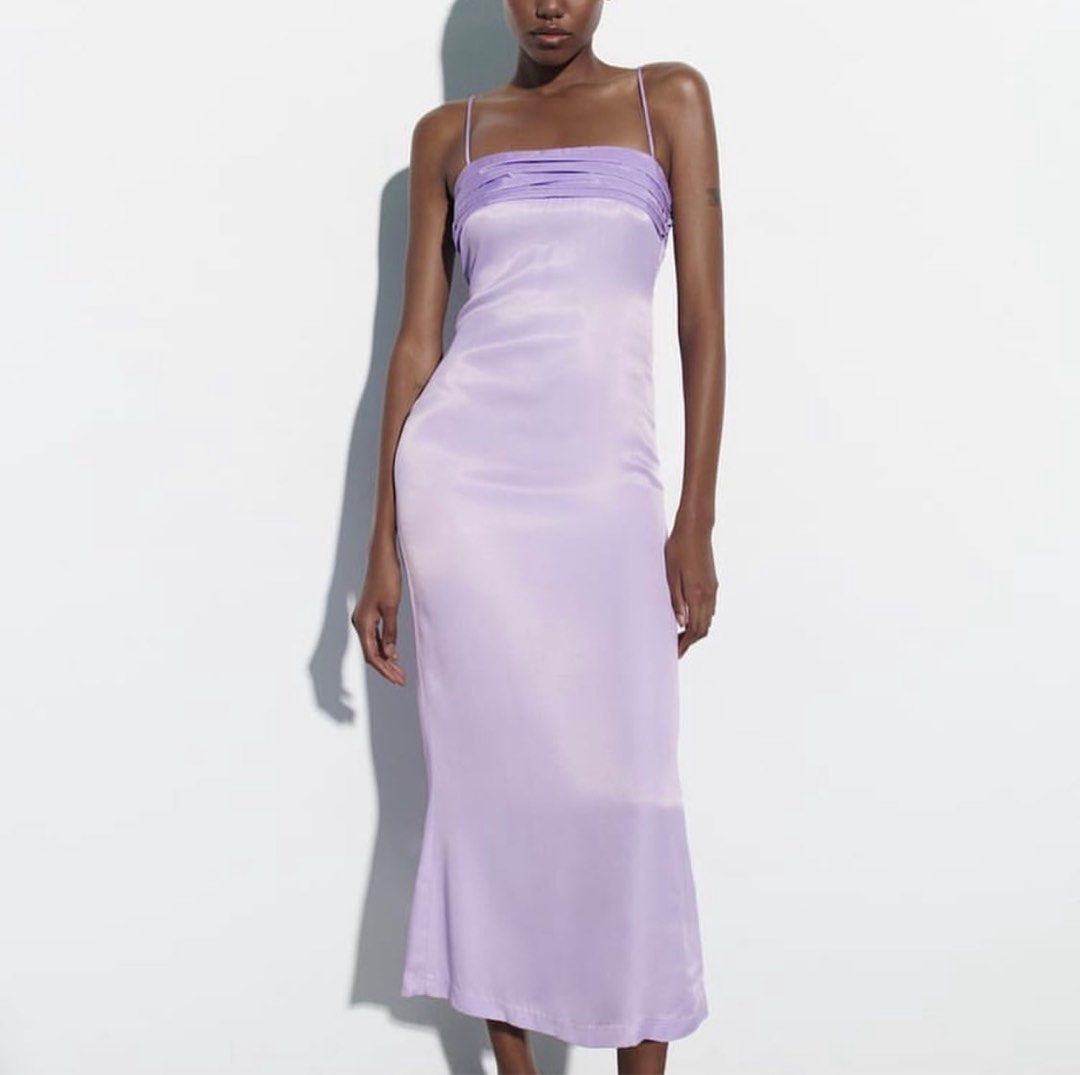 Zara lila dress on sale