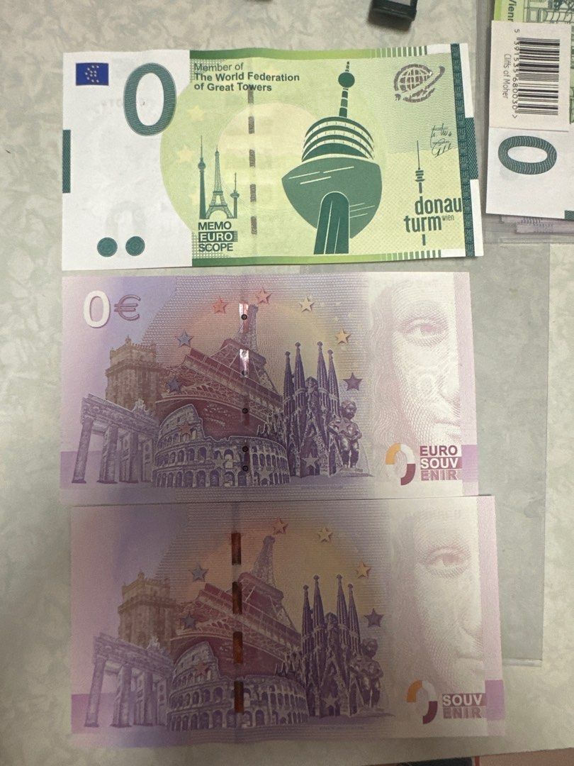 歐盟0元紀念幣, 興趣及遊戲, 收藏品及紀念品, 錢幣- Carousell