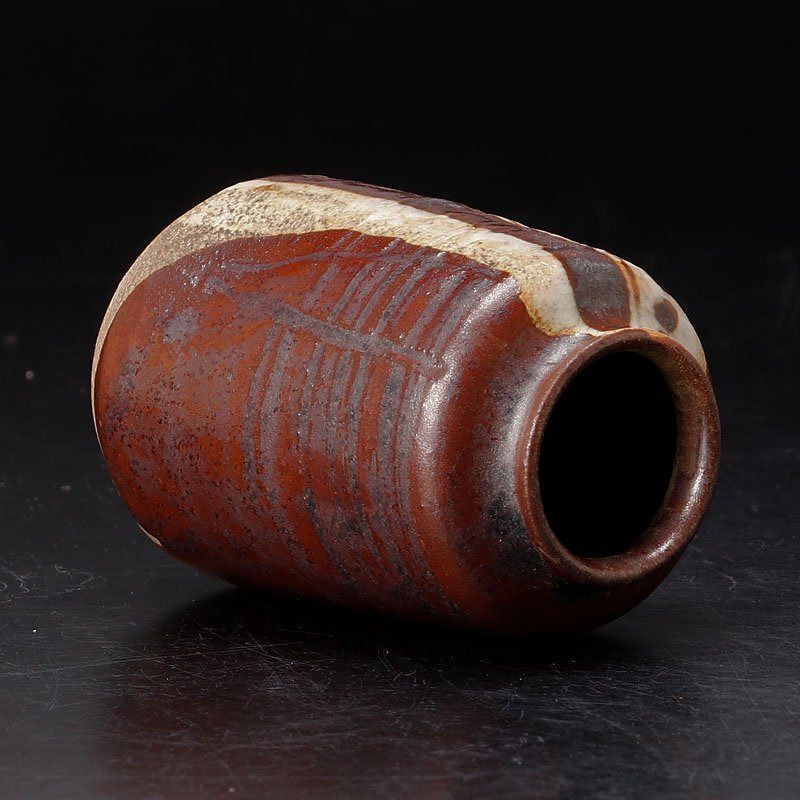 茶道具 茶入 織部 澪標写 【公式通販】