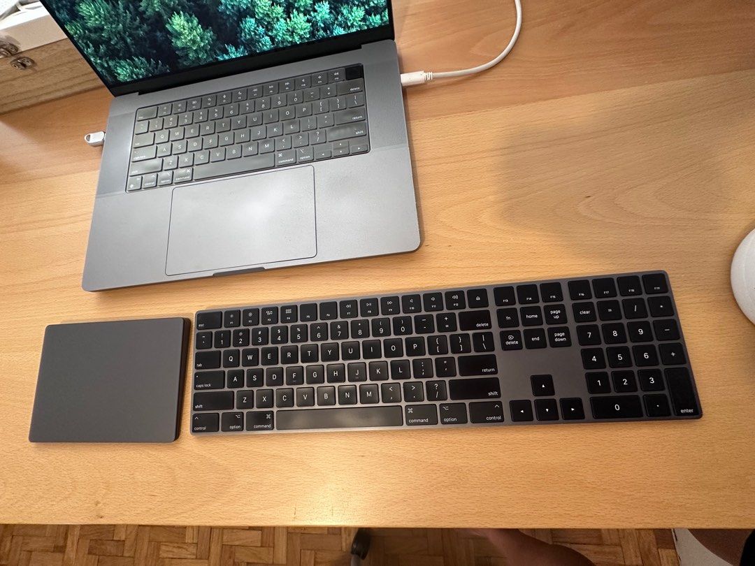 【美品】スペースグレイ セット MAGIC KEYBOARD TRACKPAD Magic Keyboard スペースグレイレビュー：カッコよすぎなダークカラー