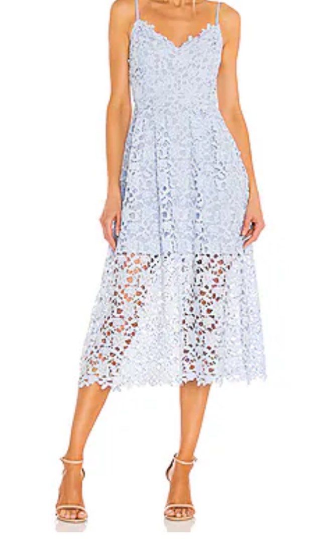 Astr lace midi dress periwinkle deals