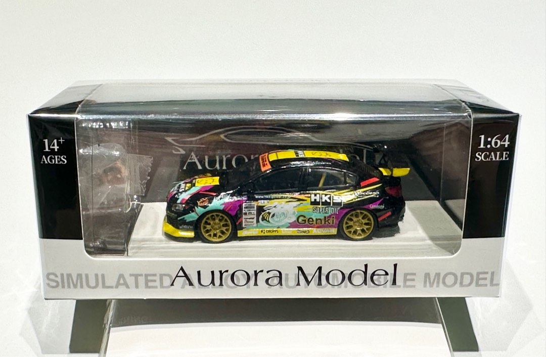 Aurora Model 1/64 Subaru WRX STI HKS Design - Free Delivery above $60  order, Hobbies & Toys, Toys & Games on Carousell