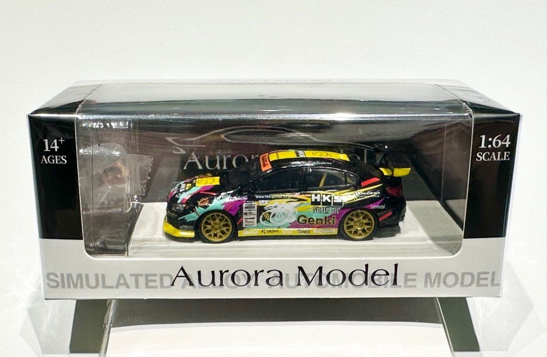 Aurora 1:64 Subaru WRX STI Alloy Sport Simulation Vehicle