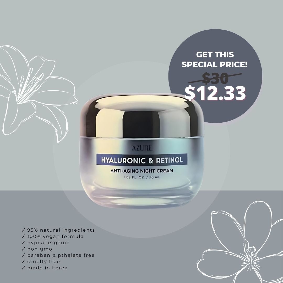 Azure AntiAging Day and Night Cream Collagen & Hyaluronic