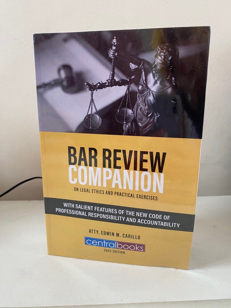 Bar Review Companion by Carillo (Category: Makeup) located in Quezon City. Submitted by zowdeclutters (Listing ID 1320793301, Image 1). Description: 🔆unused!!! Can pass as brand new 🔆last price posted; got this for ~₱1300 🔆no markings or highlights at all.