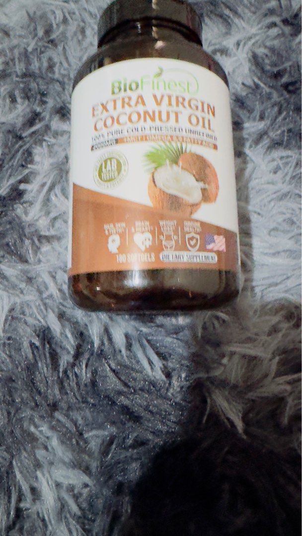 BioFinest Extra Virgin Coconut Oil (Category: Health Food, Drinks & Tonics) located in Manila. Submitted by dredredredredre (Listing ID 1320799097, Image 2). Description: Best before 04/15/2027 Aunthentic country origin is USA.
