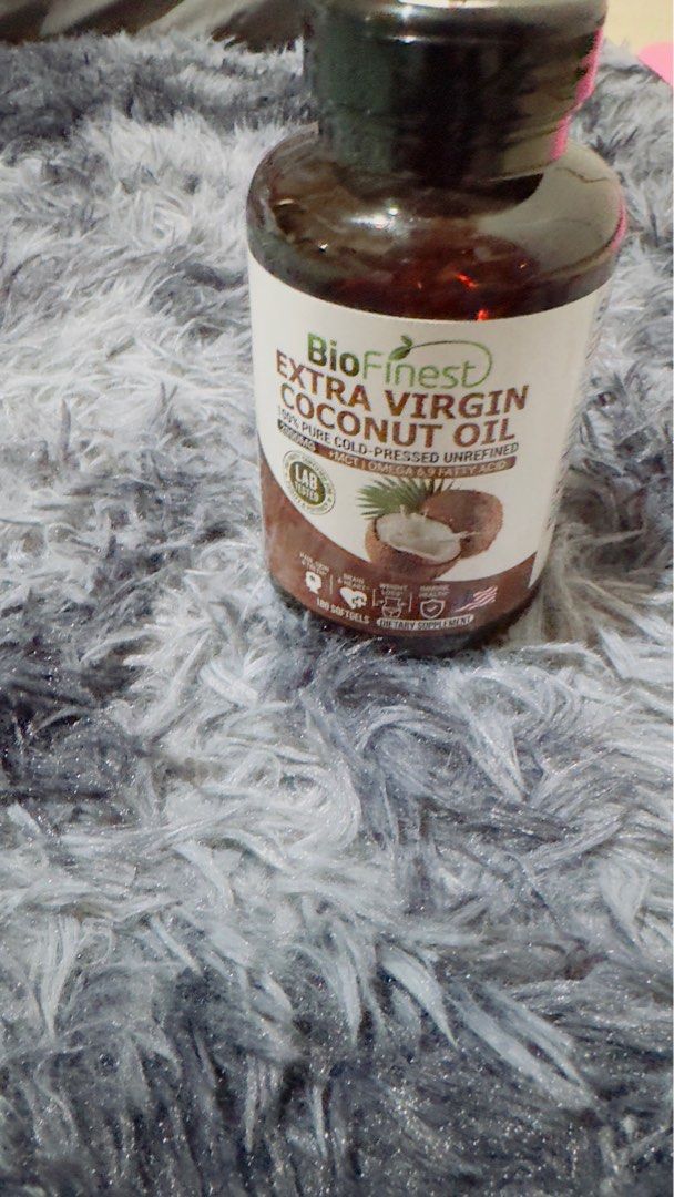 BioFinest Extra Virgin Coconut Oil (Category: Health Food, Drinks & Tonics) located in Manila. Submitted by dredredredredre (Listing ID 1320799097, Image 1). Description: Best before 04/15/2027 Aunthentic country origin is USA.