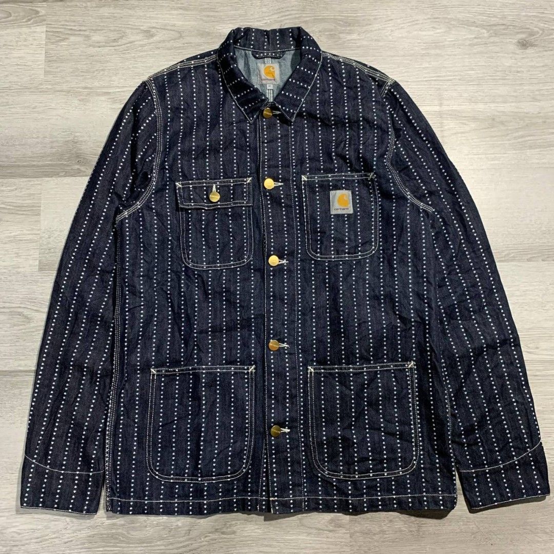 CARHARTT WIP HEARTS MICHIGAN CHORE JACKET Men s Fashion Coats Jackets and Outerwear on Carousell