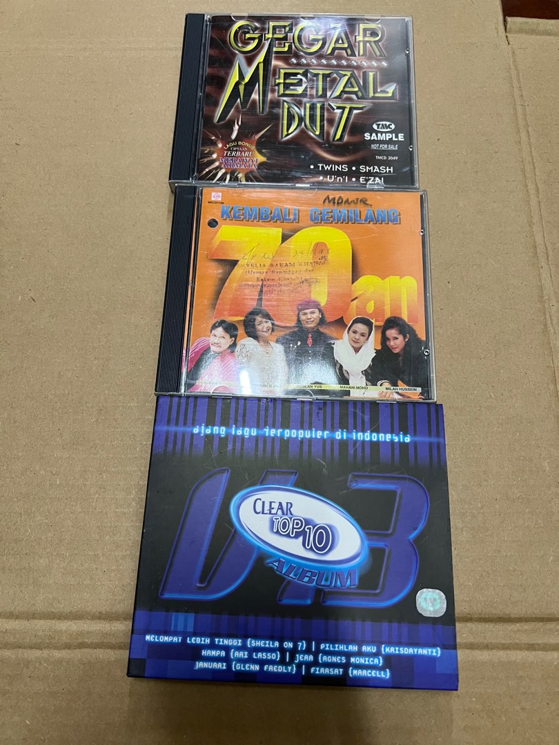 CD Melayu pop rock metal alternative sheila on 7 dewa ari lasso gigi ...