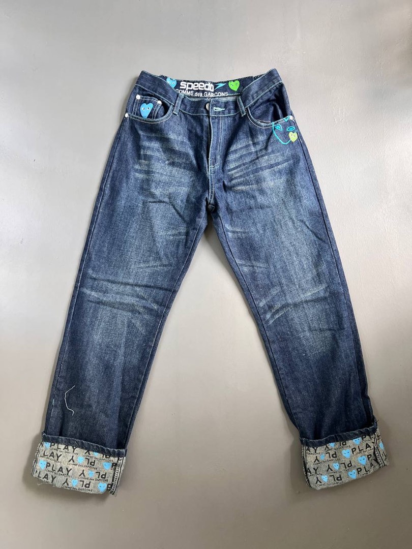 CDG PLAY jeans Women s Fashion Bottoms Jeans Leggings on Carousell