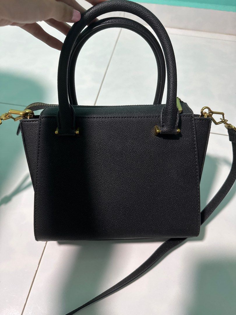 Charles&Keith Harper Geometric Top Handle Bag, Women's Fashion