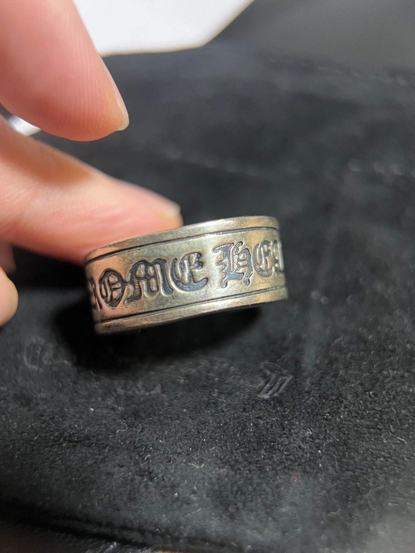Chrome Heart Scroll label ring US9 Carousell
