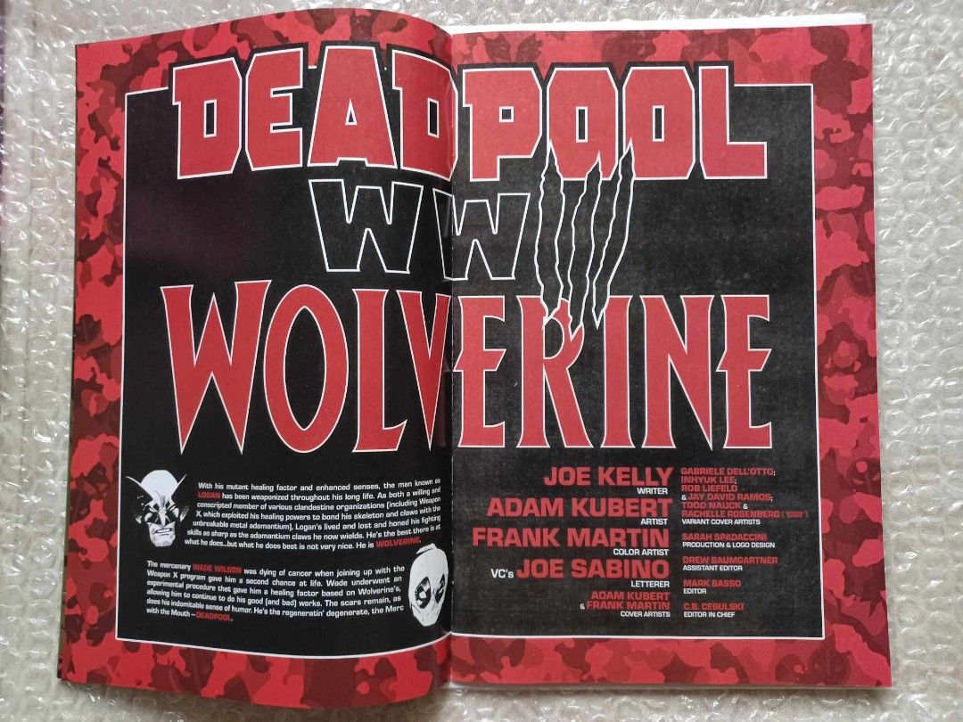 Deadpool Wolverine WW3 Issue #1 Comic book for SALE (Category: Comics & Manga) located in Imus. Submitted by mnxtoyhouse (Listing ID 1320810543, Image 3). Description: Deadpool Wolverine WW3 Issue #1 Comic book (2024) PRICE: P600 PUBLISHER: Marvel Comics CONDITION; VF, complete, no torn pages PAYMENT: Cash/GCash/BPI MEETUP: Imus, Cavite only SHIPPING: Buyers expense LBC/Lalamove #Deadpool #Wolverine #MarvelComics #ComicBook #Superhero #Hobby #MNX