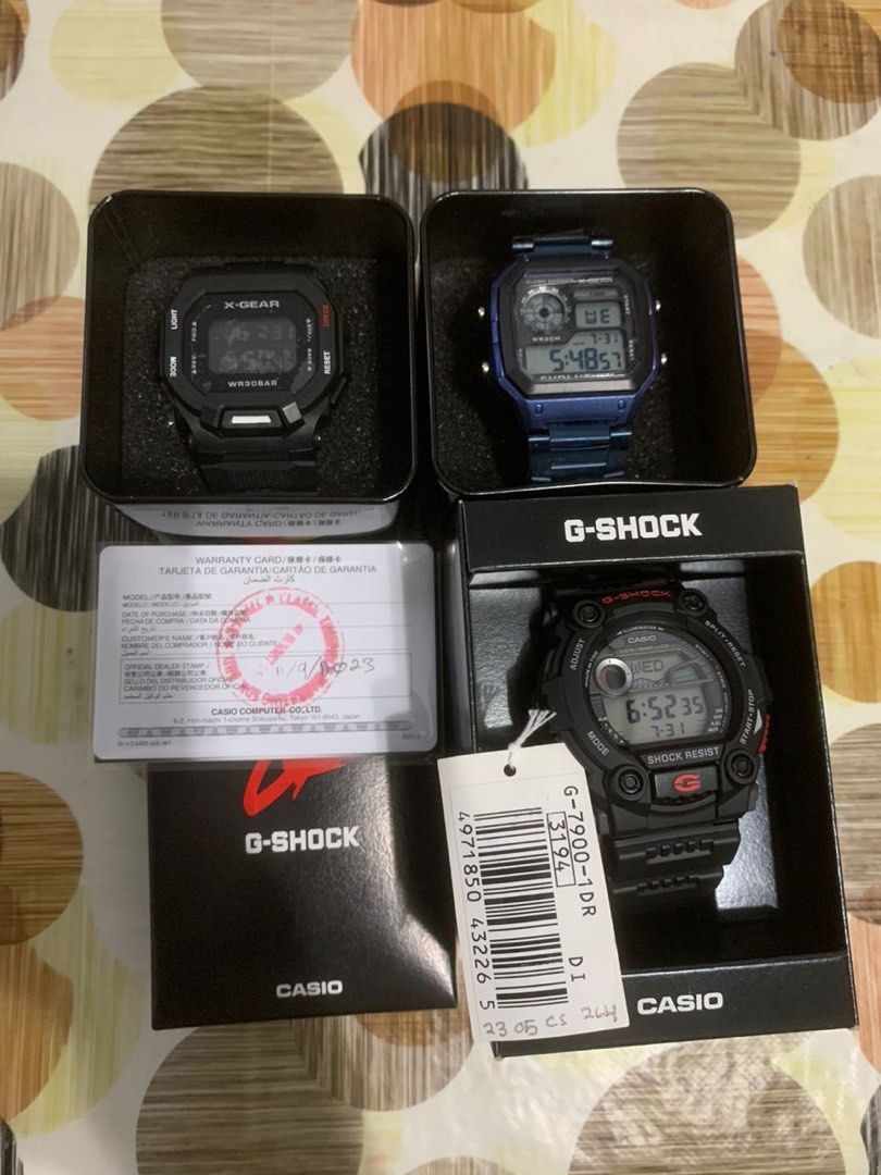 G Shock 7900 XGear and 2 Piece X Gear 2 Watch Men s Fashion Watches Accessories Watches on Carousell