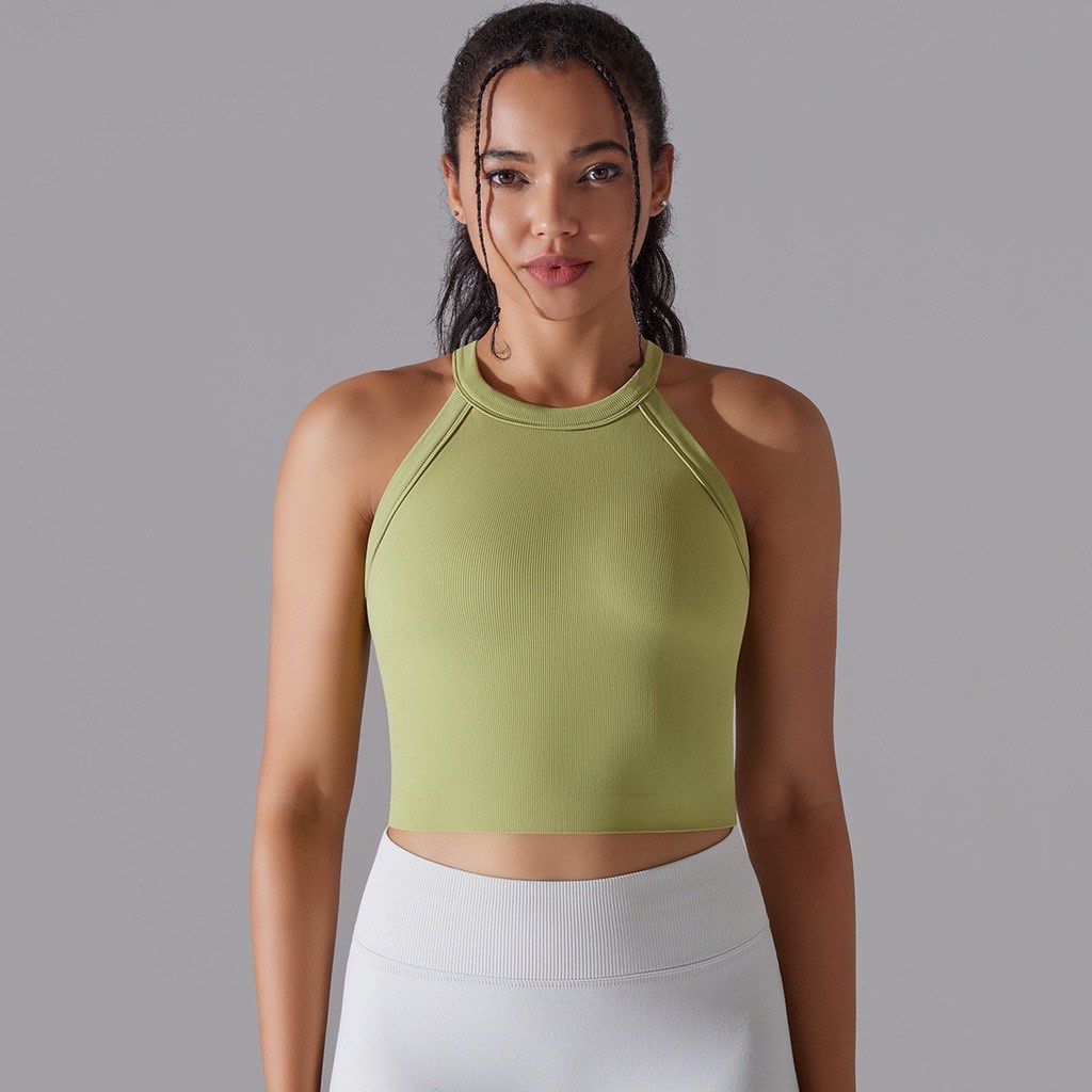 Halter sports bra store