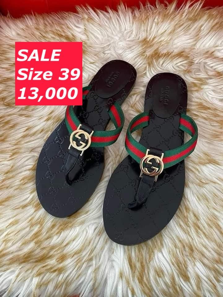 Gucci gg slippers hot sale
