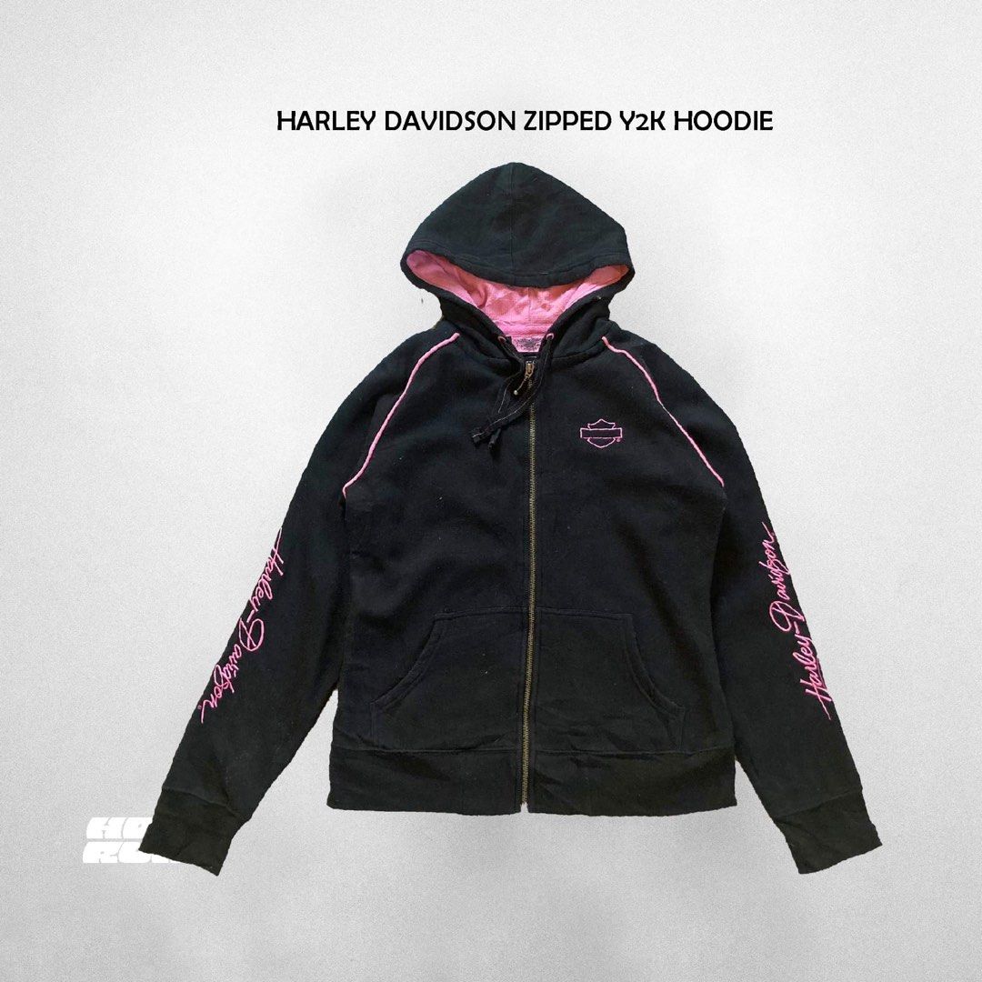 Harley davidson pink hoodie store