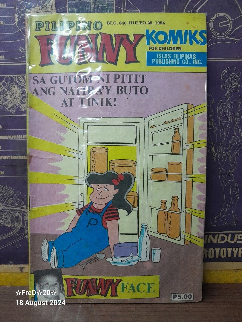 Hulyo 29 1994 Pilipino Funny Komiks Blg.840, Hobbies & Toys, Books ...