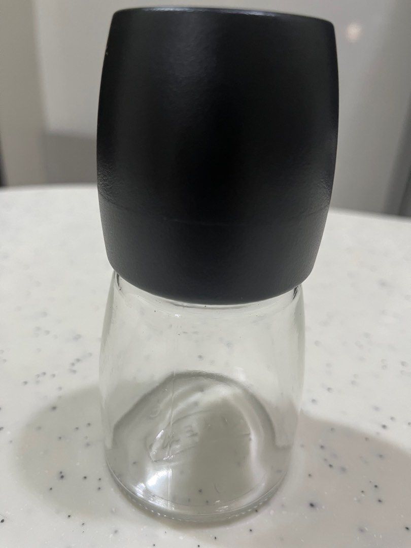 IKEA Black Pepper Salt Spice Manual Grinder Adjustable Glass Bottle Grind Lada Hitam Garam Botol Pengisar Furniture Home Living Kitchenware Tableware Other Kitchenware Tableware on Carousell