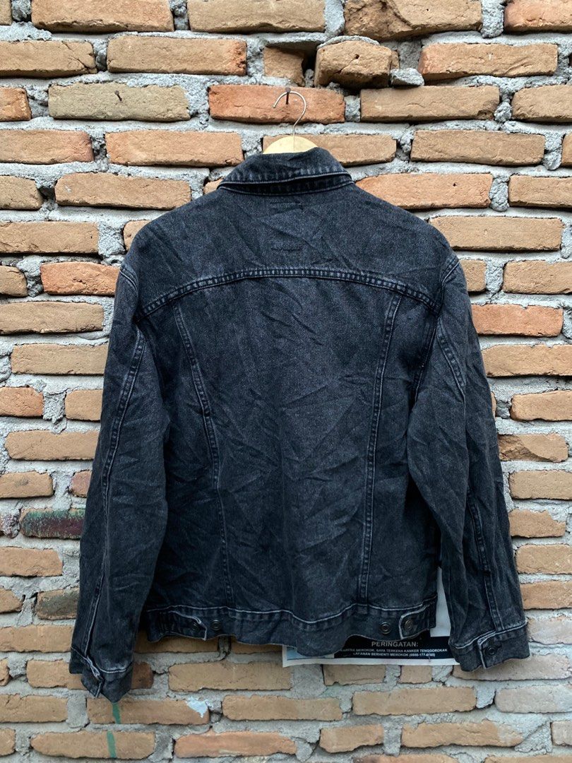 Jaket jeans black wash outlet