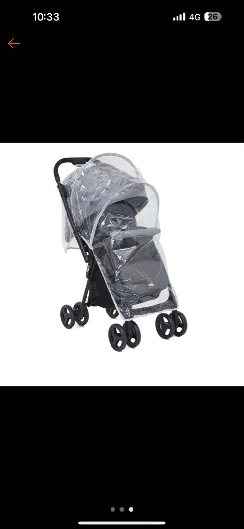 Joie Mirus Stroller with BN rain cover