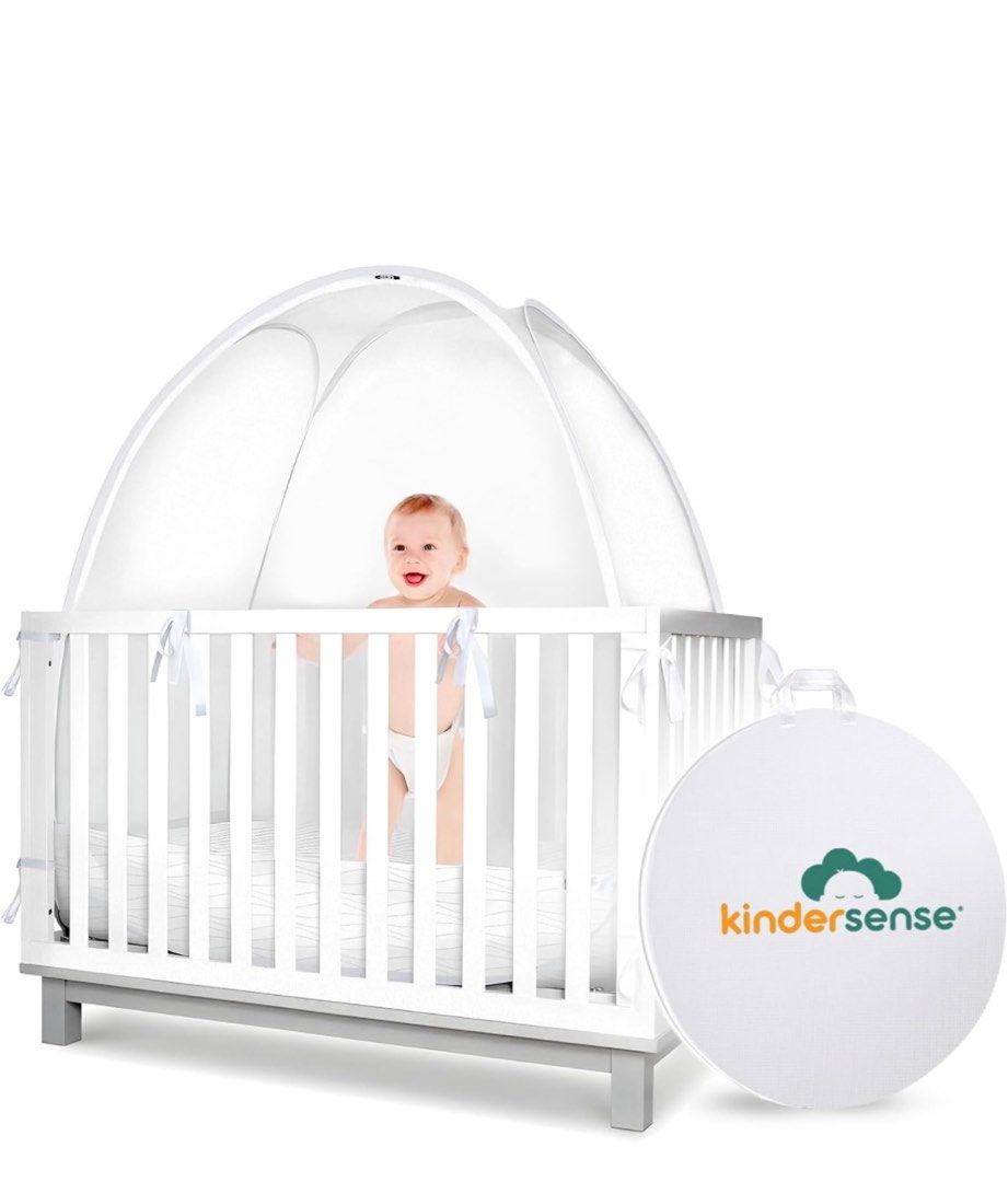 KinderSense Baby Safety Crib Tent Babies Kids Baby Nursery Kids Furniture Cots Cribs on Carousell