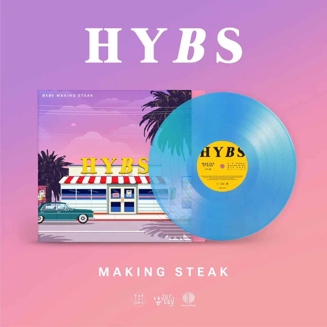 Hybs : Making Steak 首版限量藍膠limited blue ver. Vinyl LP 黑膠