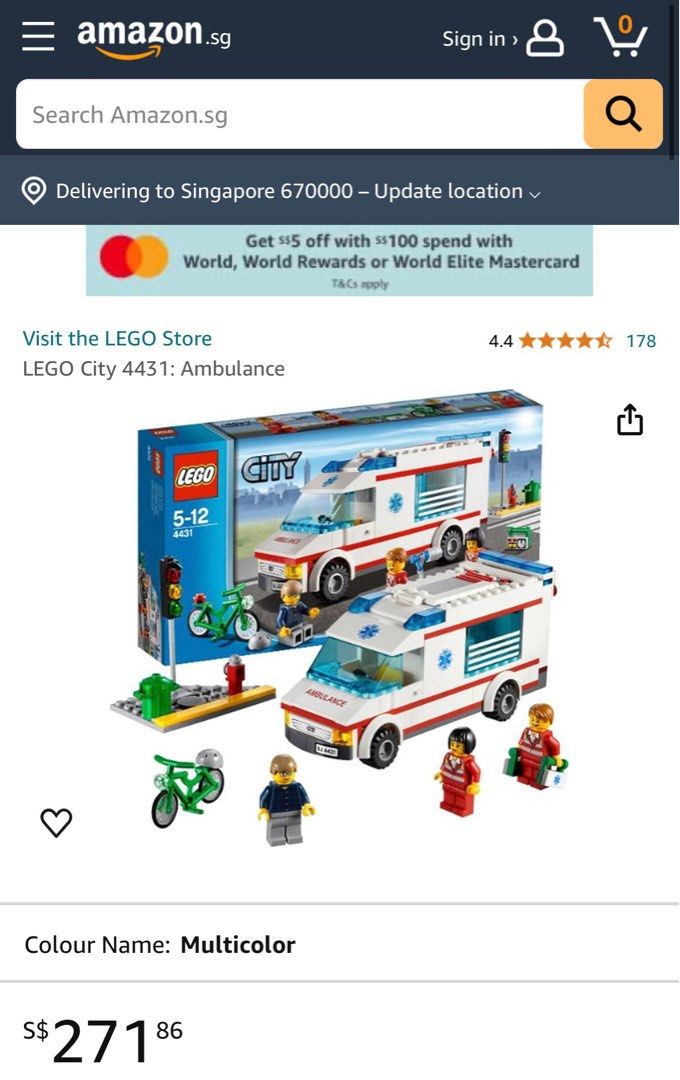 Lego city 4431 cheap