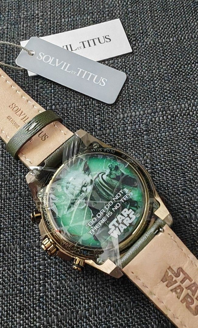 Limited Edition Solvil et Titus Star Wars Master Yoda watch only 100 pieces worldwide Men s Fashion Watches Accessories Watches on Carousell