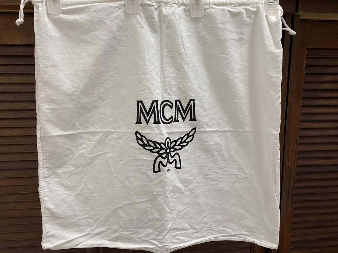 Mcm backpack dust bag top