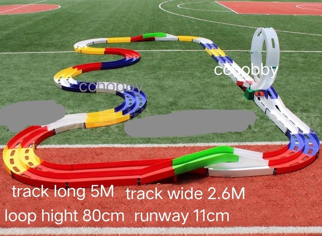 Mini4wd track (Category: Action & Battle Toys) located in Singapore. Submitted by cchobby (Listing ID 1320928362, Image 1). Description: mini4wd track Combination of lightning flying loop and lane change bridge runway*2 in one* the shape of the runway can be changed whatever you want. preorder stock.