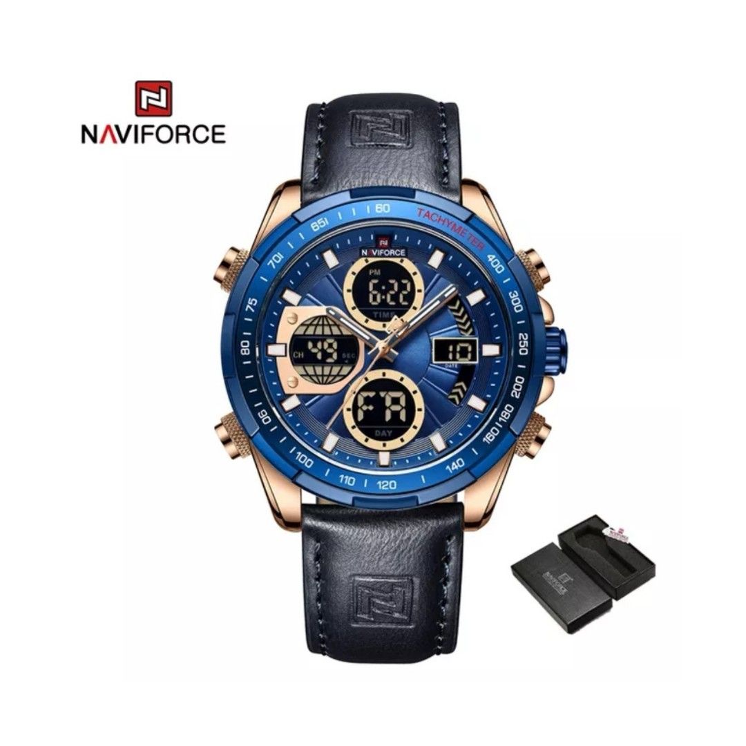 Men Military Style Watches Luxury High Quality Men Wrist Watch Leather Quartz Watch Chronograph Sports Waterproof Dual Time Gift Men s Fashion Watches Accessories Watches on Carousell
